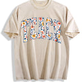 Peace Floral Collegiate Letters Vintage Washed T-Shirt product image 1