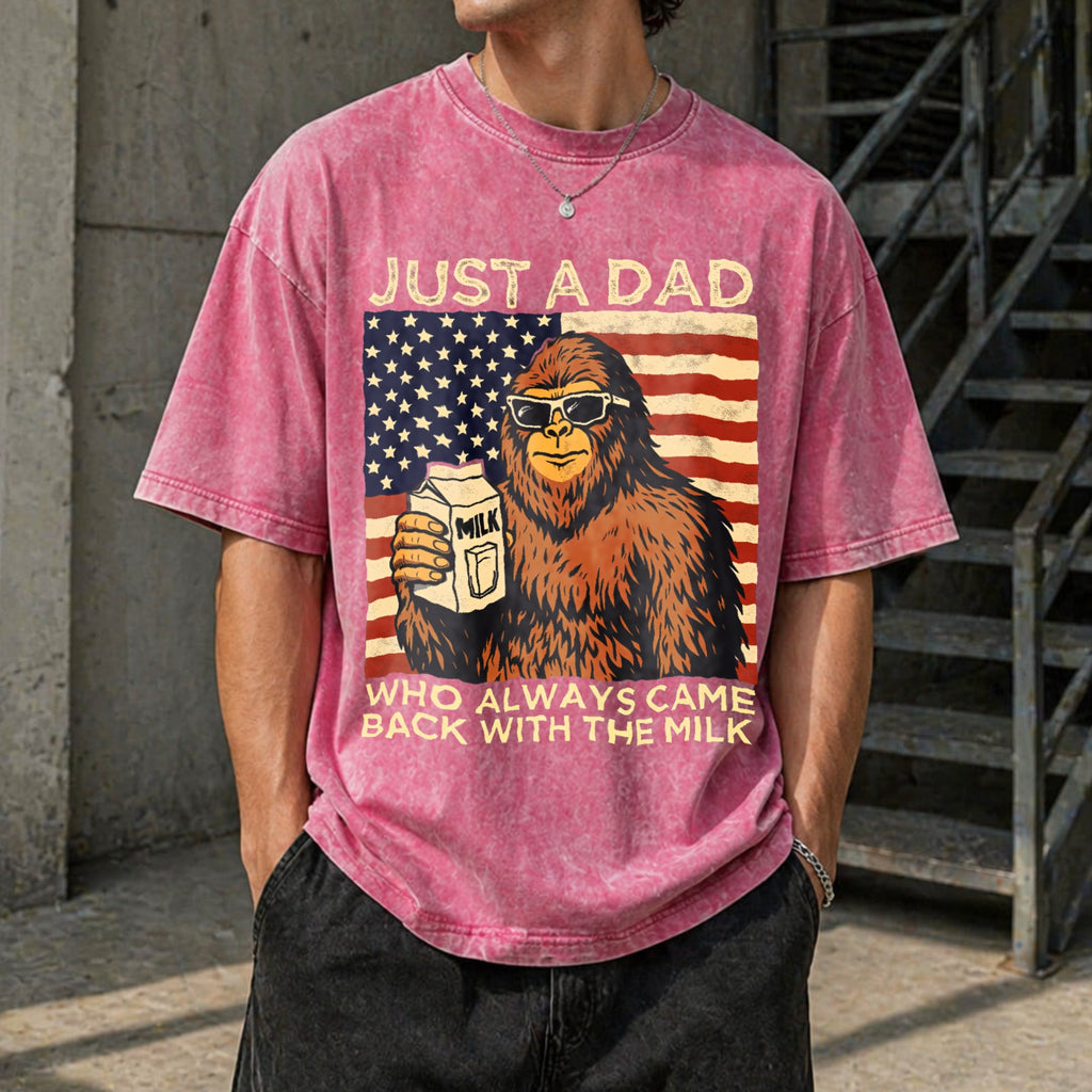 Funny Fathers Day Vintage Washed T-Shirt product image 7