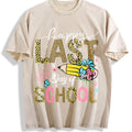 Happy Last Day Of School Y2K 100 Boxy With Leopard Vintage product image 1