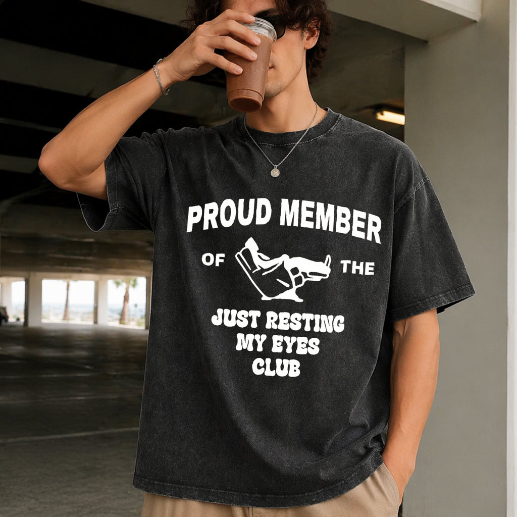 Funny Dad Vintage Washed T-Shirt product image 9