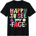 Happy To See Your Face Teacher Hand Drawn Colorful Doodle product image 1