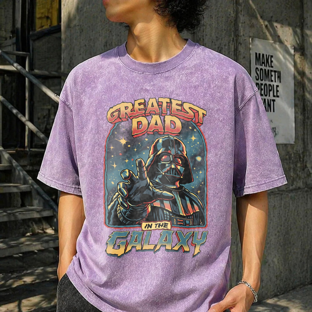 Darth Vader Greatest Dad In The Galaxy Vintage Washed product image 6