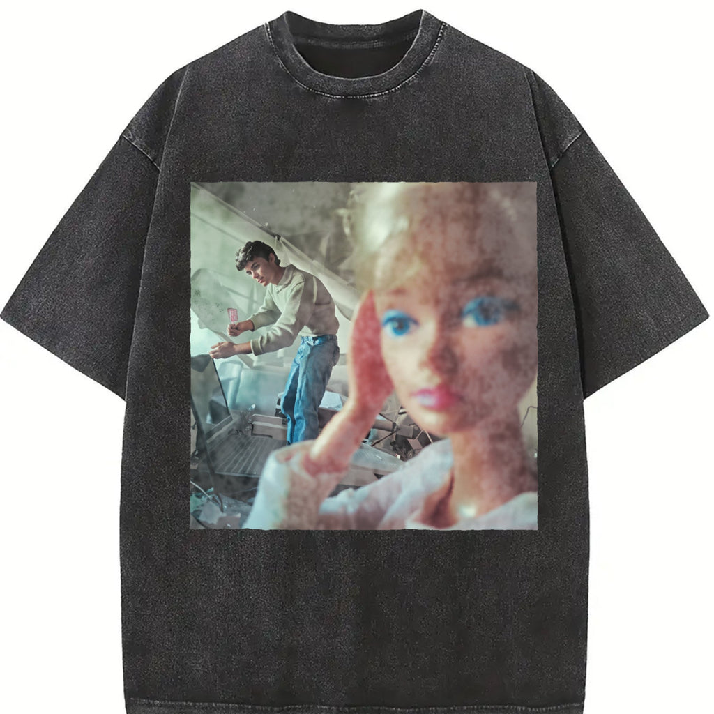 Doll at the Laundromat Vintage Washed T-Shirt product image 2