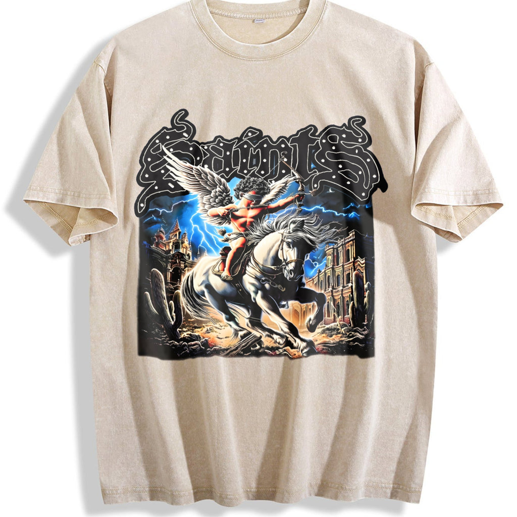 Saint Cherub & Horse Vintage Washed T-Shirt product image 1