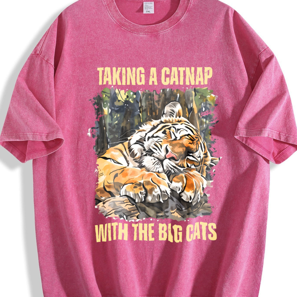 Tiger Lover Vintage Washed T-Shirt product image 7