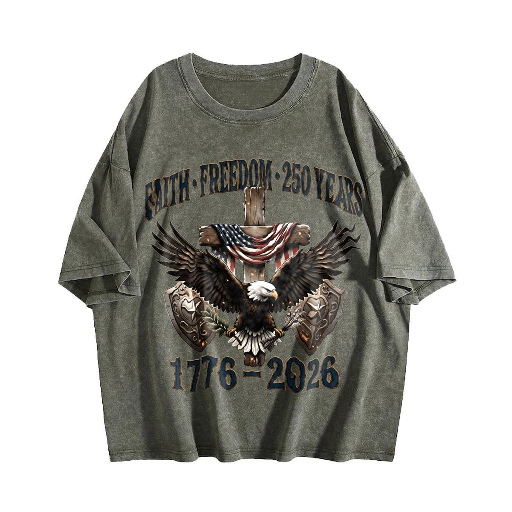 Trend Relaxed Inspired And Vacation Vintage Washed T-Shirt product image 4