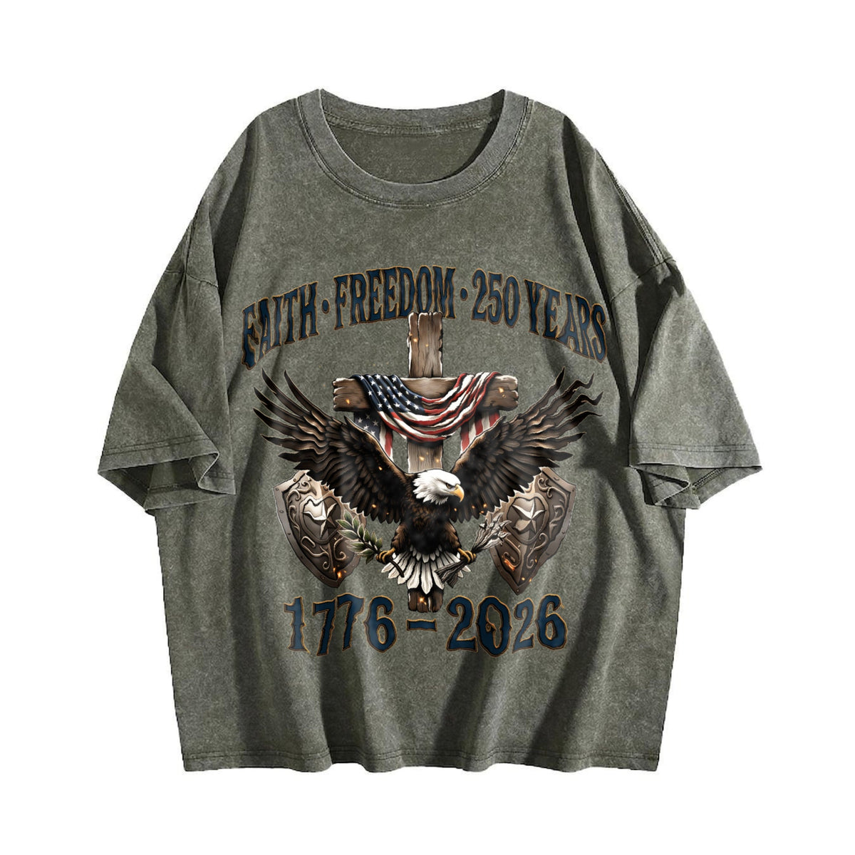 Trend Relaxed Inspired And Vacation Vintage Washed T-Shirt product image 4