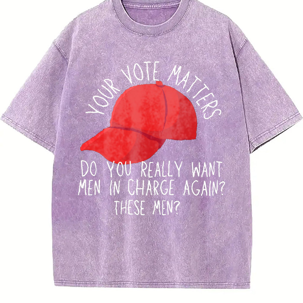 Your Vote Matters Vintage Washed T-Shirt product image 6
