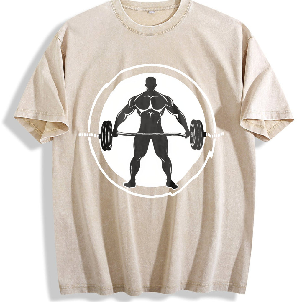 Gym Motivation Vintage Washed T-Shirt product image 1