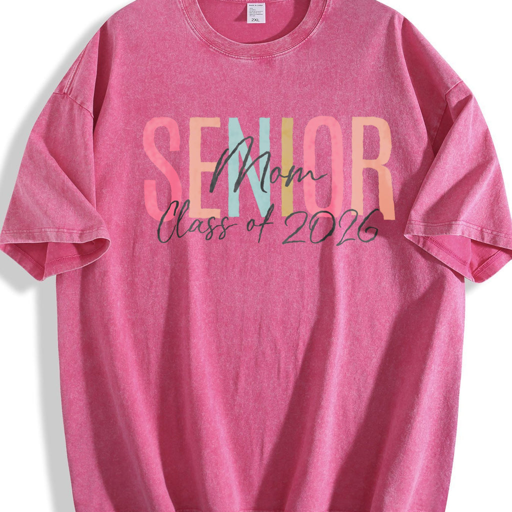 Senior Class Of 2026 Family Vintage Washed T-Shirt product image 7