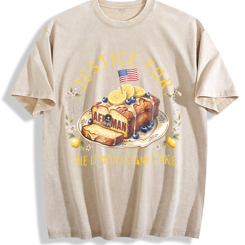 Justice for the Lemon Pound Cake Vintage Washed T-Shirt product image 1