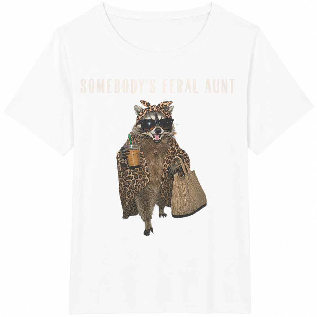 Somebody's Feral Aunt Cotton T-Shirt product image 2