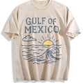 Gulf Of Mexico Sunset Waves Vintage Washed T-Shirt product image 1