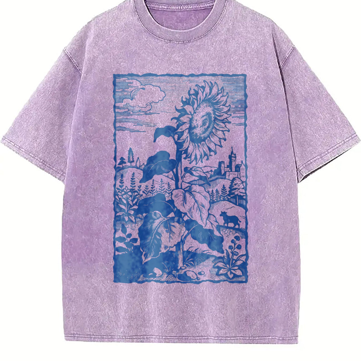Sunflower Medieval Vintage Washed T-Shirt product image 6