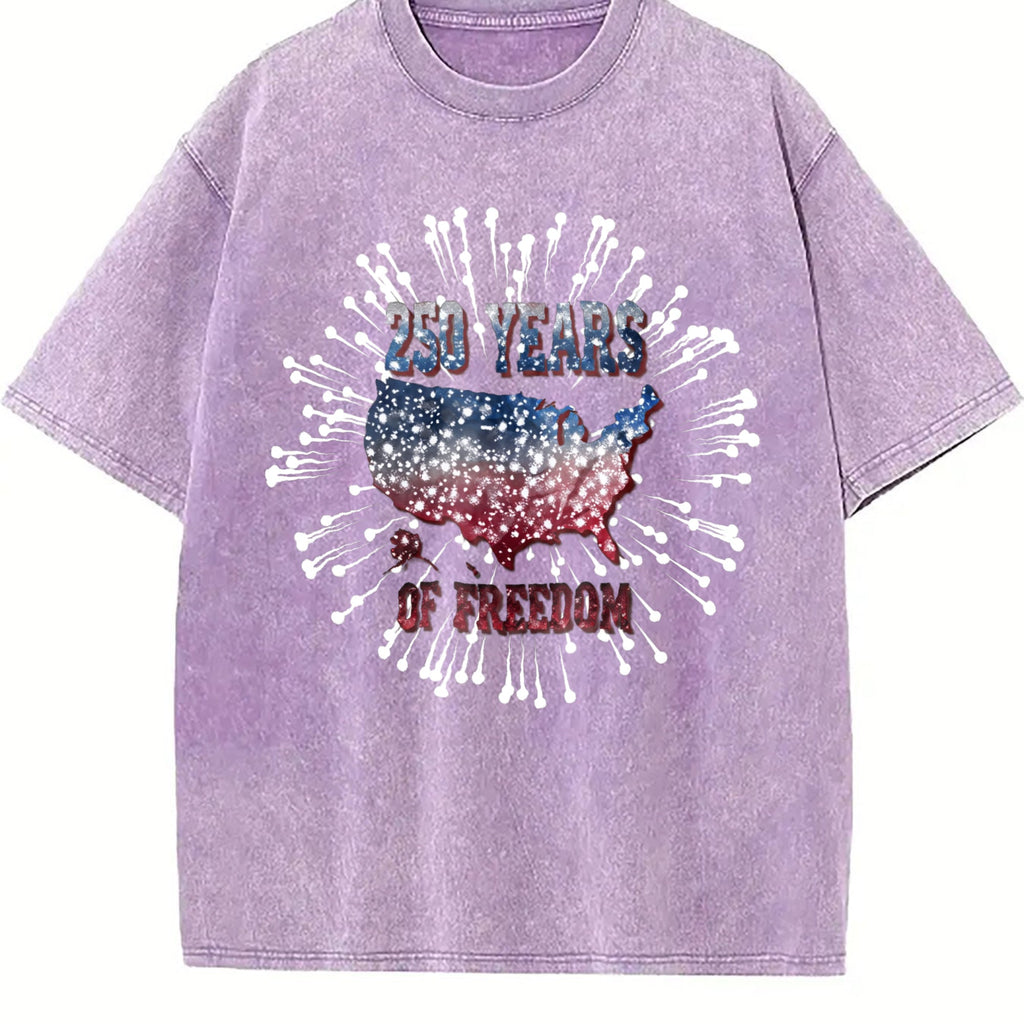 250 Years Of Freedom Vintage Washed T-Shirt product image 6