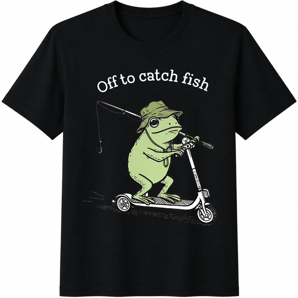 Funny Fishing Cotton T-Shirt product image 1