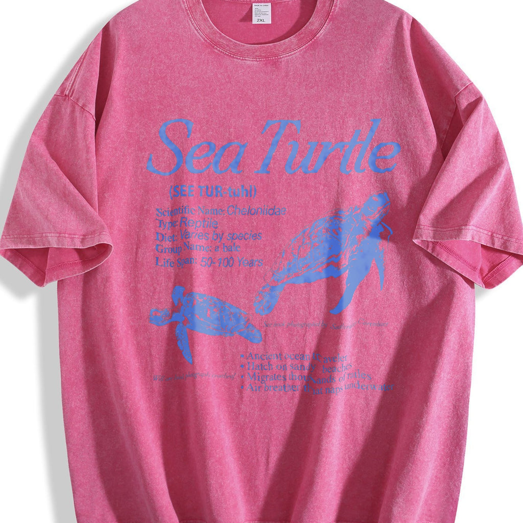 Sea Turtle 90s Vintage Washed T-Shirt product image 7