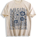 Floral Christian Vintage Washed T-Shirt product image 1