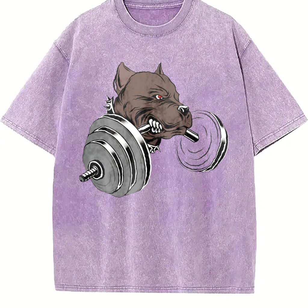 Gym Motivation Vintage Washed T-Shirt product image 6