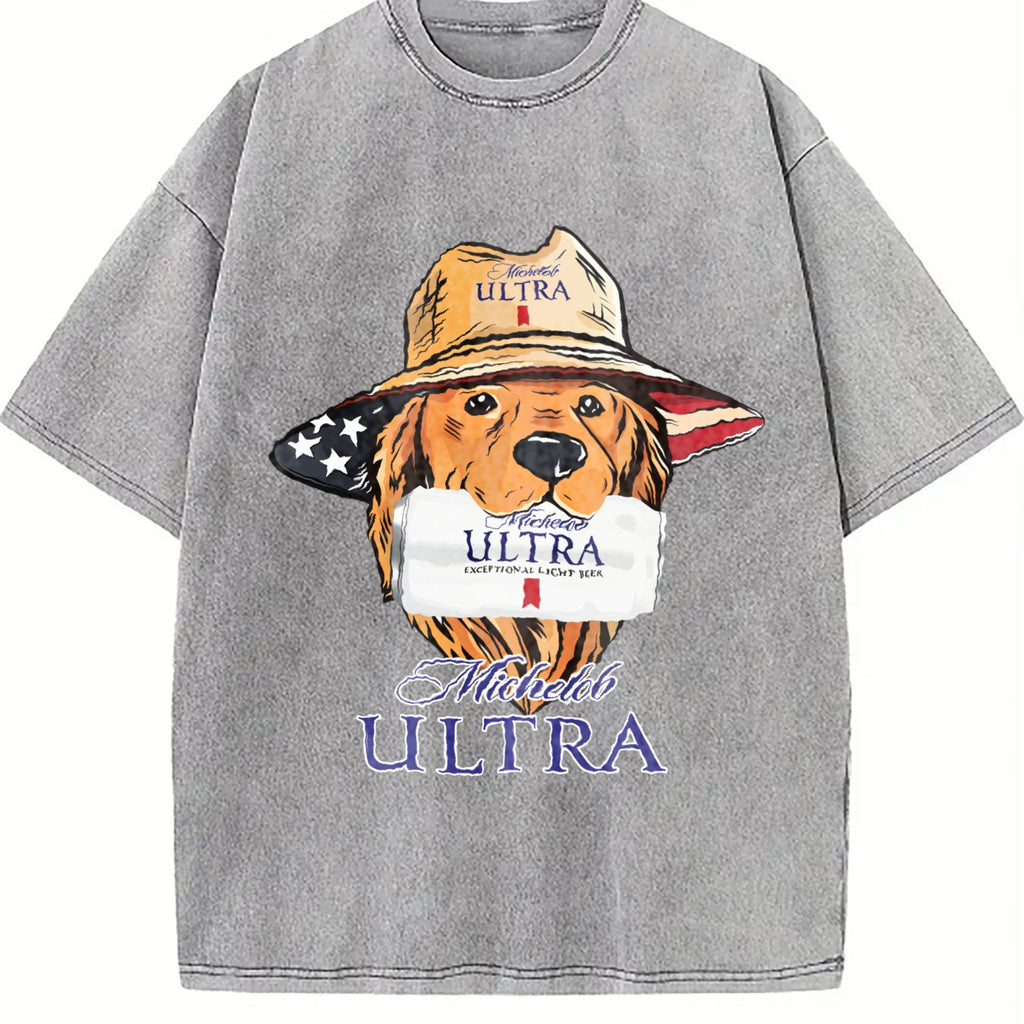 Michelob Ultra American Dog Vintage Washed T-Shirt product image 5