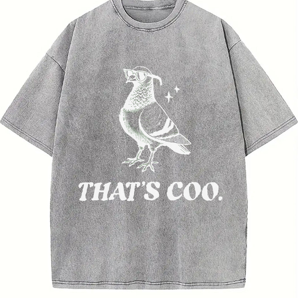 Funny Pigeon Puns 90s Vintage Washed T-Shirt product image 5