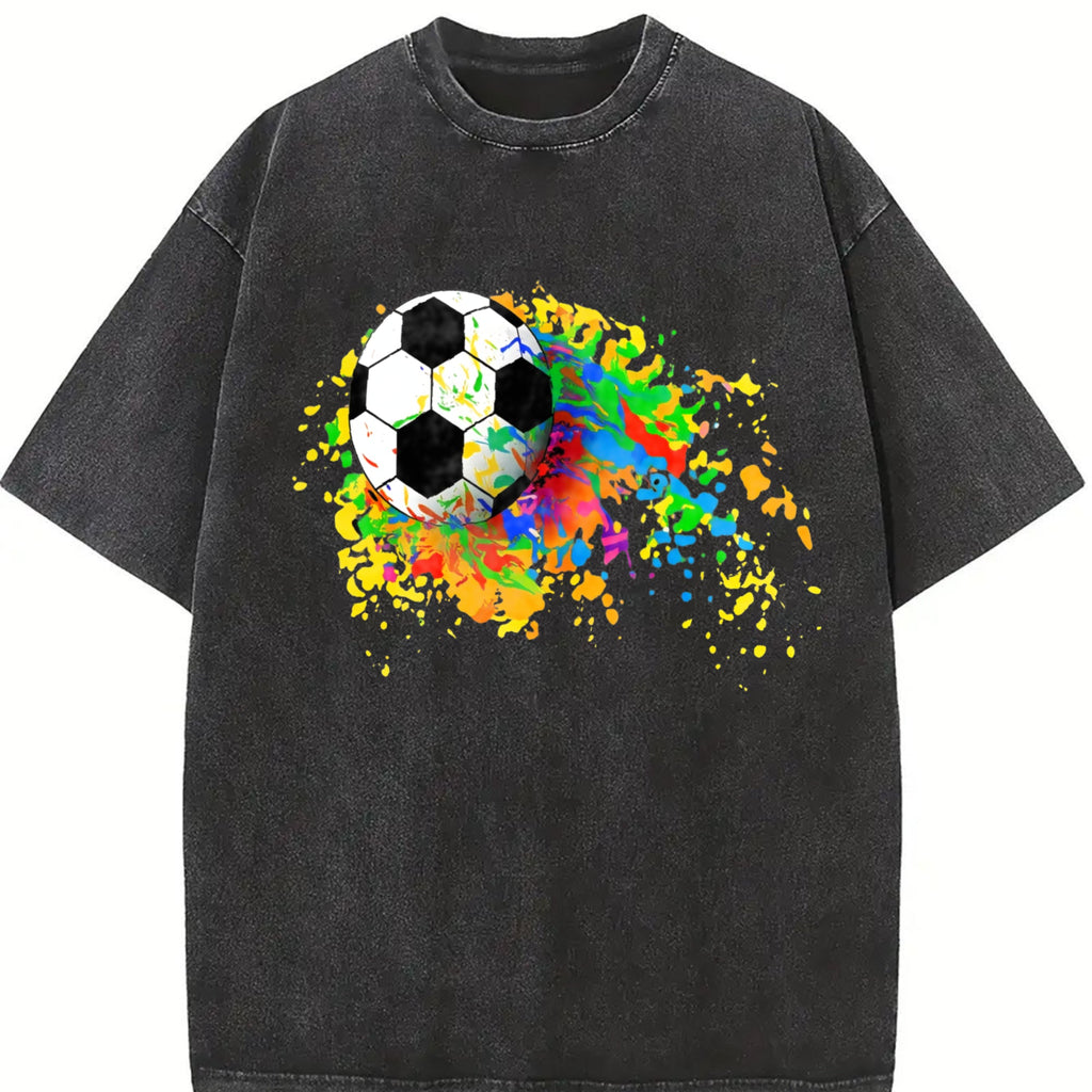 Global Soccer Fan Vintage Washed T-Shirt product image 2