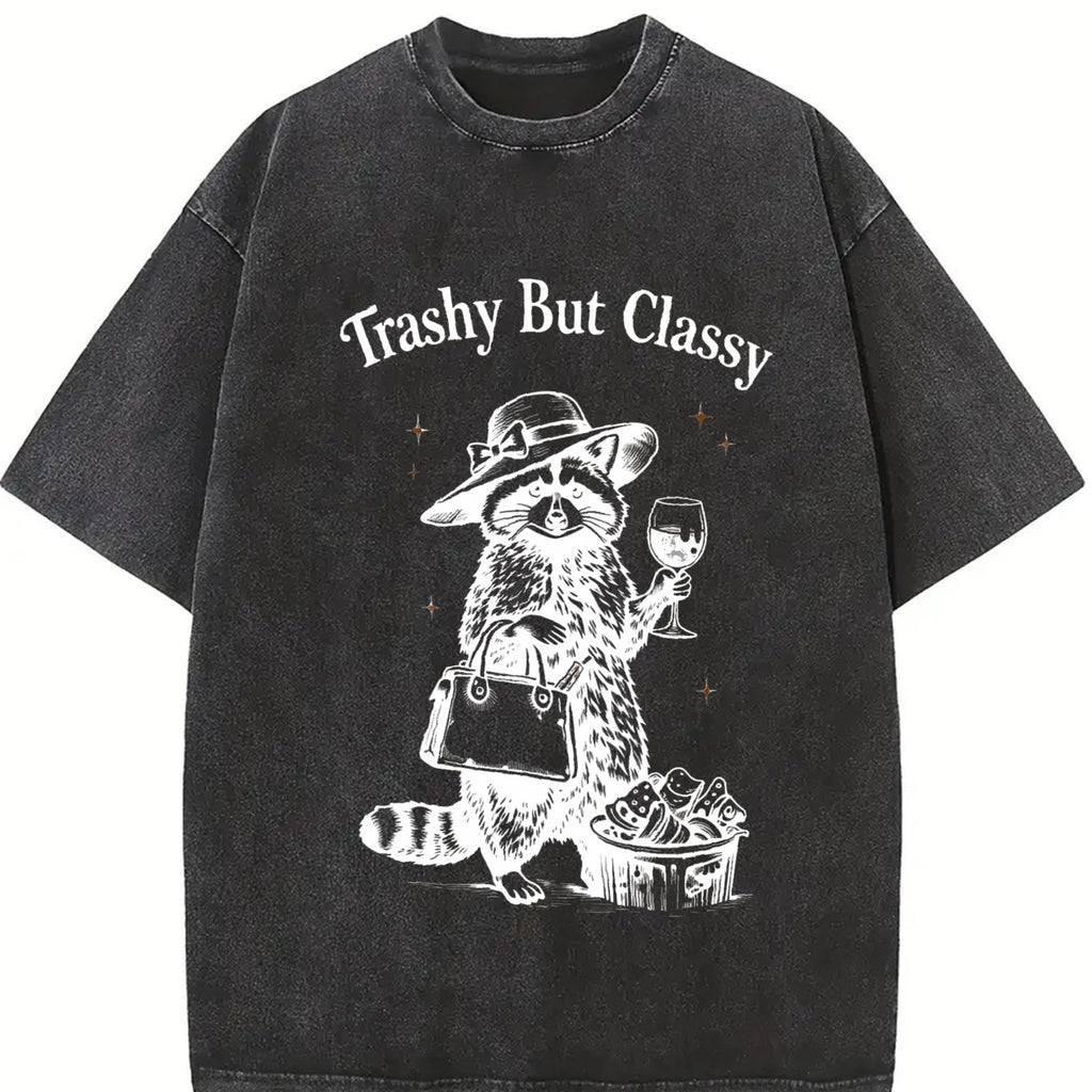 Trashy But Classy Raccoon Funny Animal Cute Trash Panda product image 2