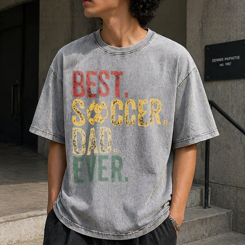 Soccer Dad Vintage Washed T-Shirt product image 5