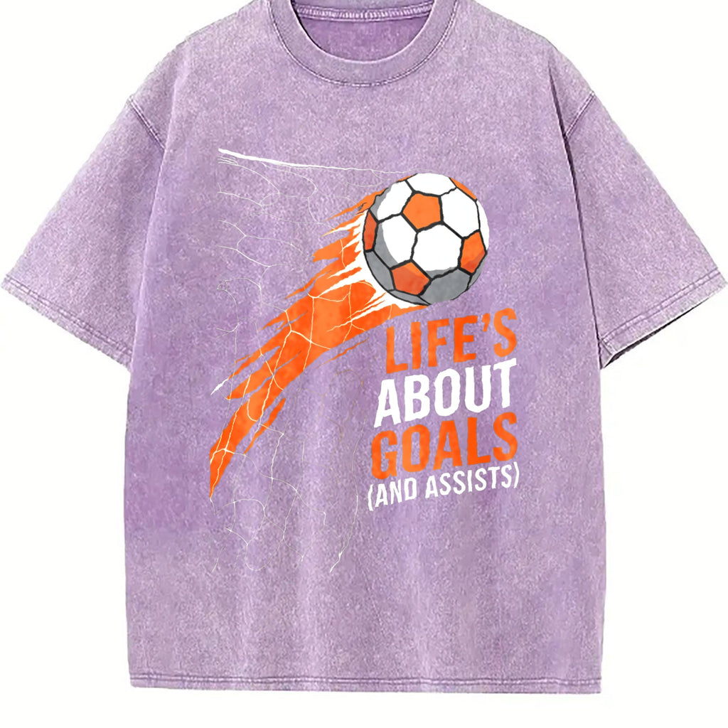 Global Soccer Fan Vintage Washed T-Shirt product image 6