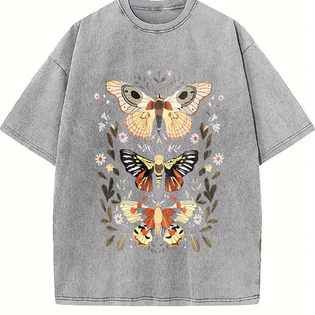 Revival For Weekend Warriors Hand-drawn Moth On Vintage product image 5