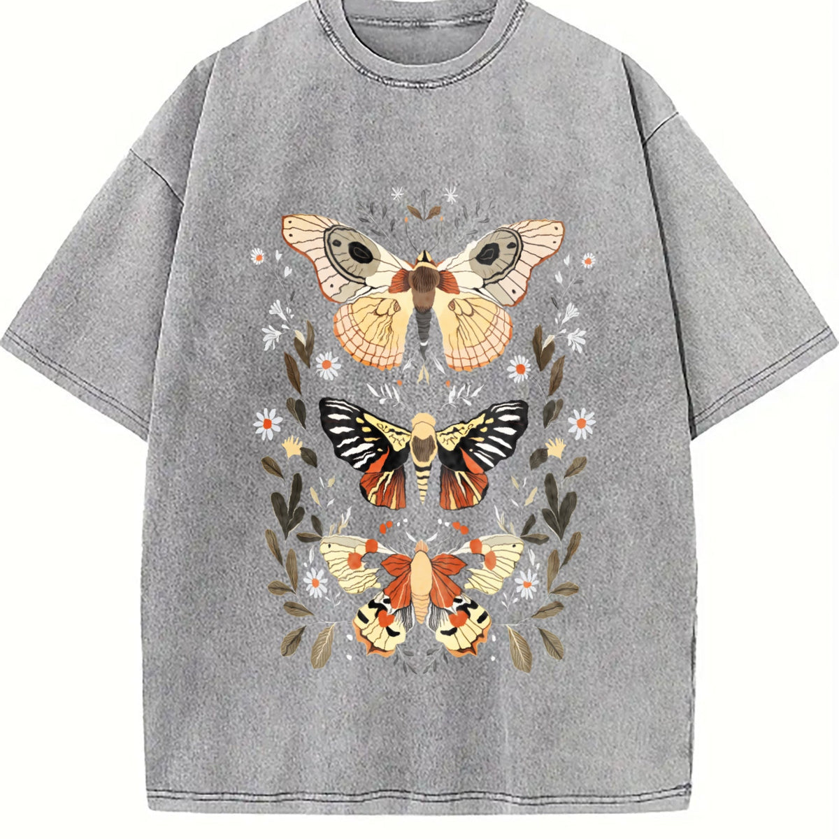 Revival For Weekend Warriors Hand-drawn Moth On Vintage product image 5