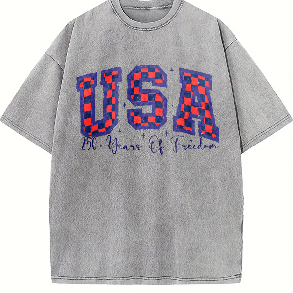 USA 1776-2026 Vintage Washed T-Shirt product image 5