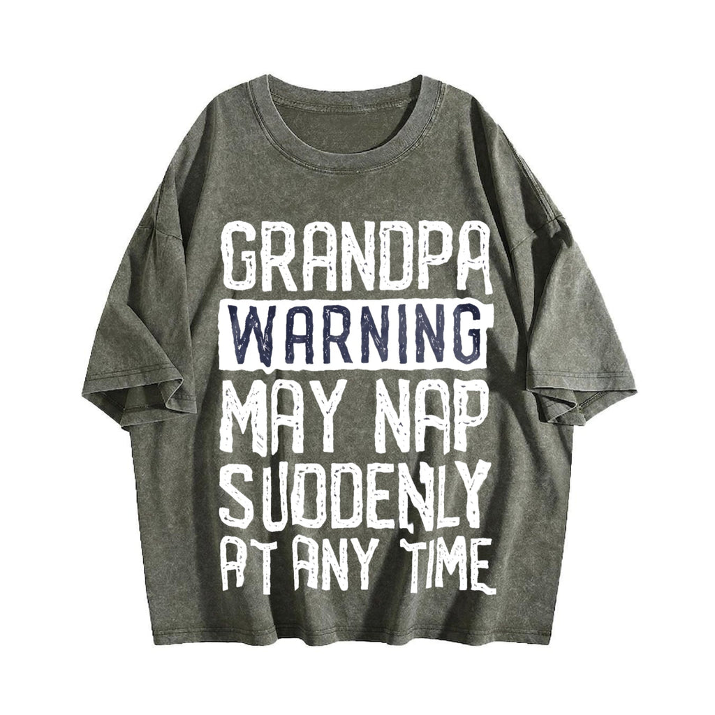 Grandpa Funny Vintage Washed T-Shirt product image 4