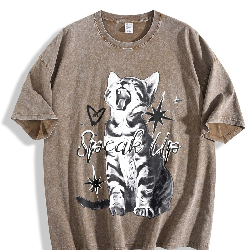 Grunge Punk Vintage Washed T-Shirt product image 3