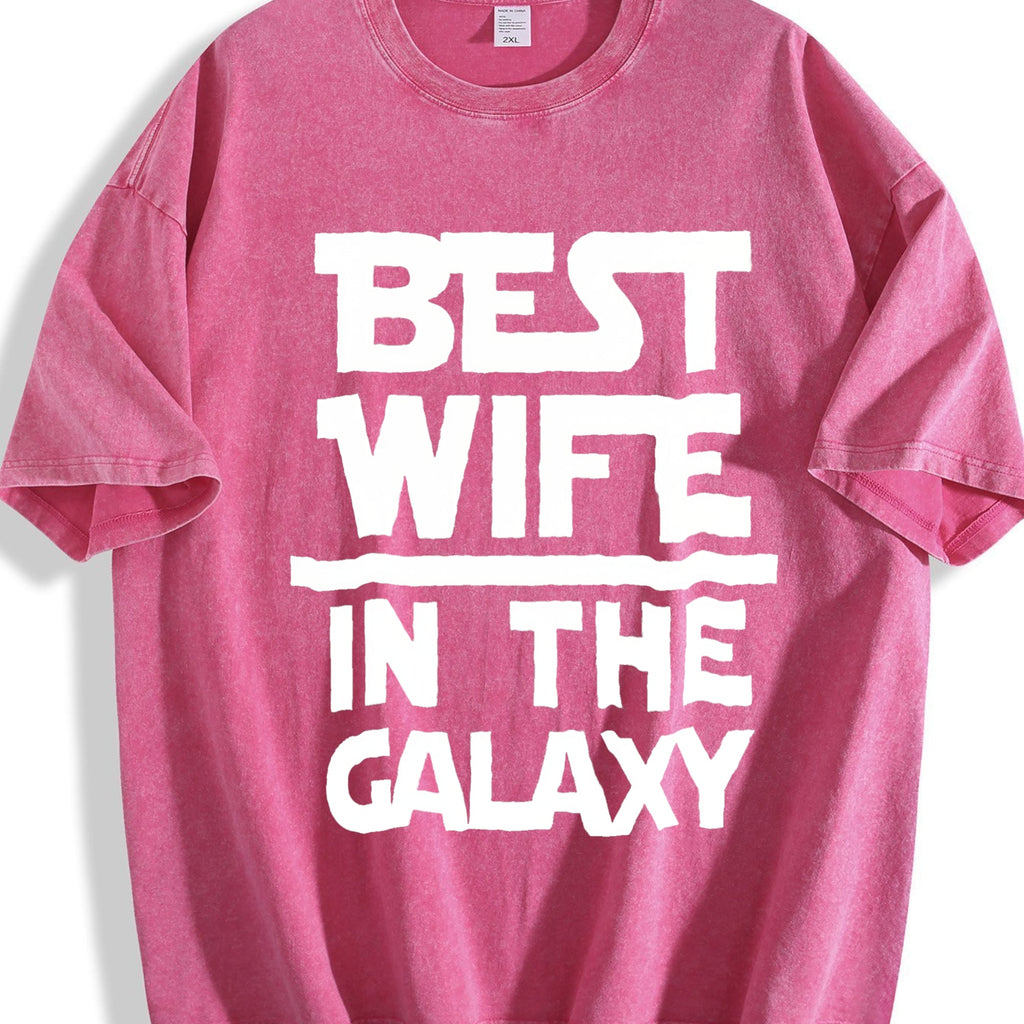 Funny Daughter Wife Slogan Vintage Washed T-Shirt product image 7