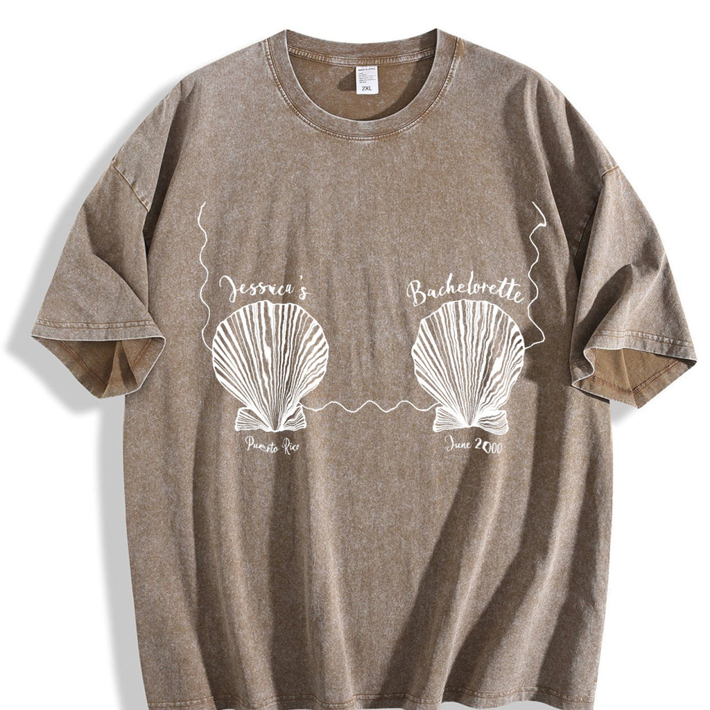 Beach Bachelorette Vintage Washed T-Shirt product image 3