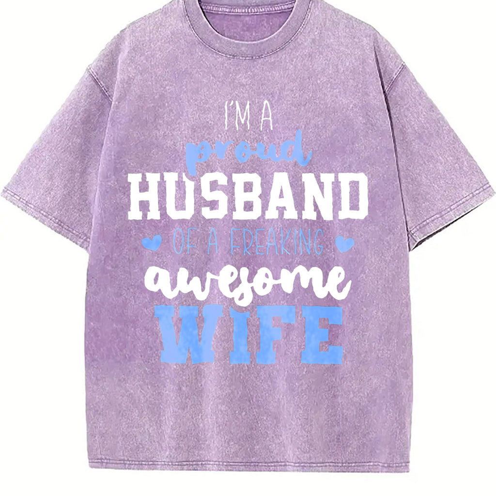 Funny Daughter Wife Slogan Vintage Washed T-Shirt product image 6