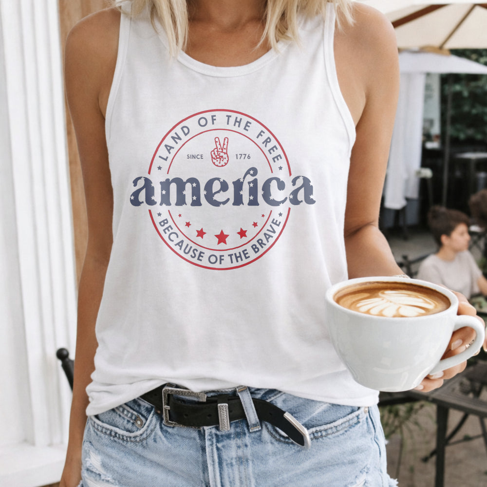 4th Of July Women's Tank Top