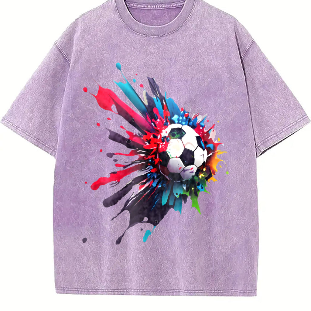 Global Soccer Fan Vintage Washed T-Shirt product image 6