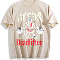 Jesus The Ultimate Deadlifter Gym Vintage Washed T-Shirt product image 1