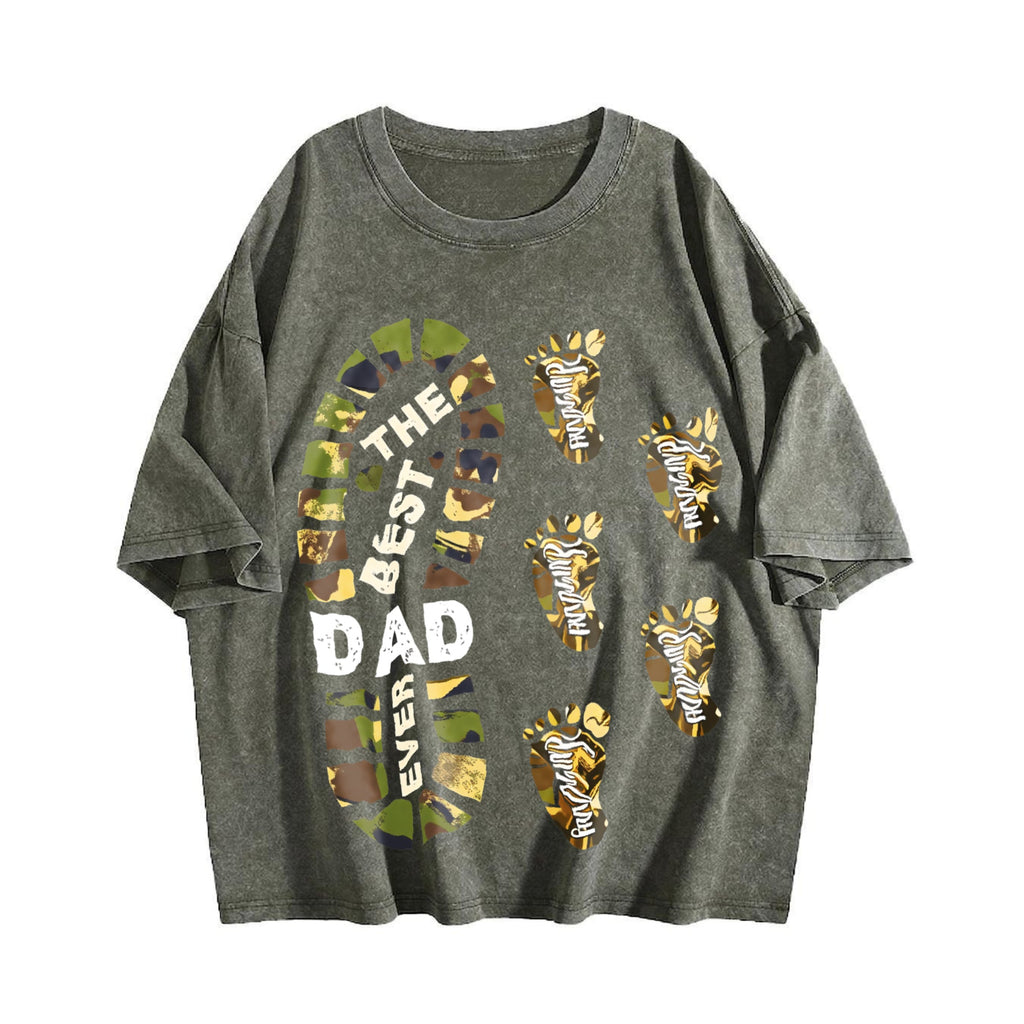 Best Dad Ever Vintage Washed T-Shirt product image 4