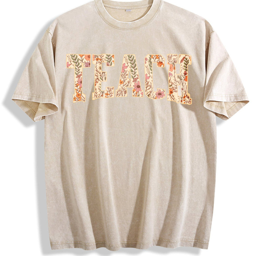 Spring Teacher Vintage Washed T-Shirt product image 1