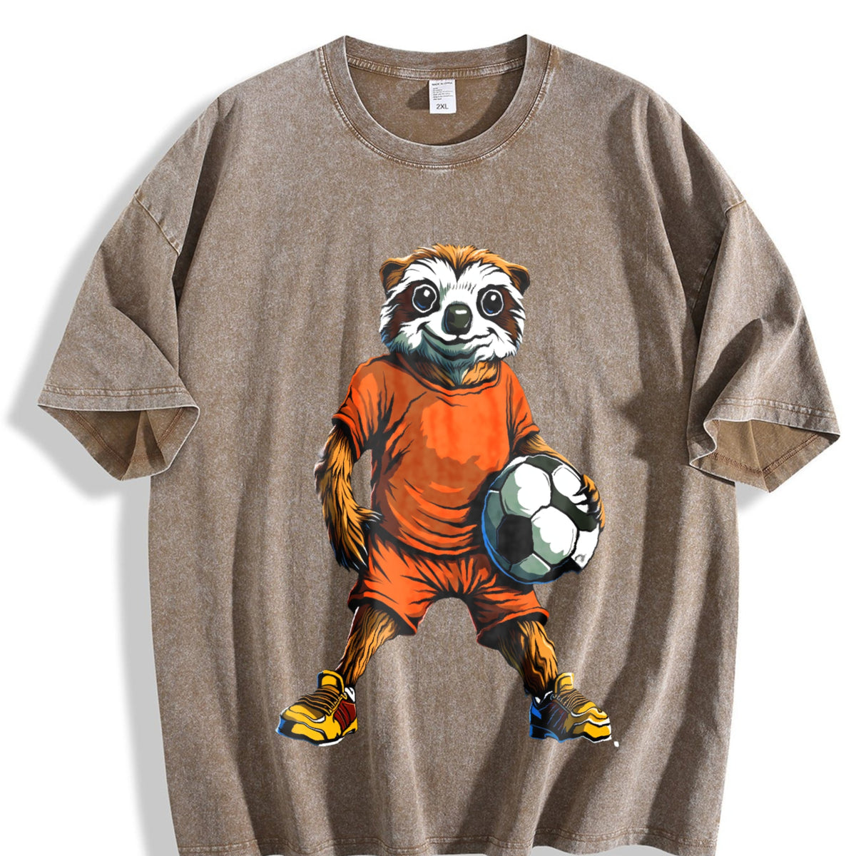 Global Soccer Fan Vintage Washed T-Shirt product image 3