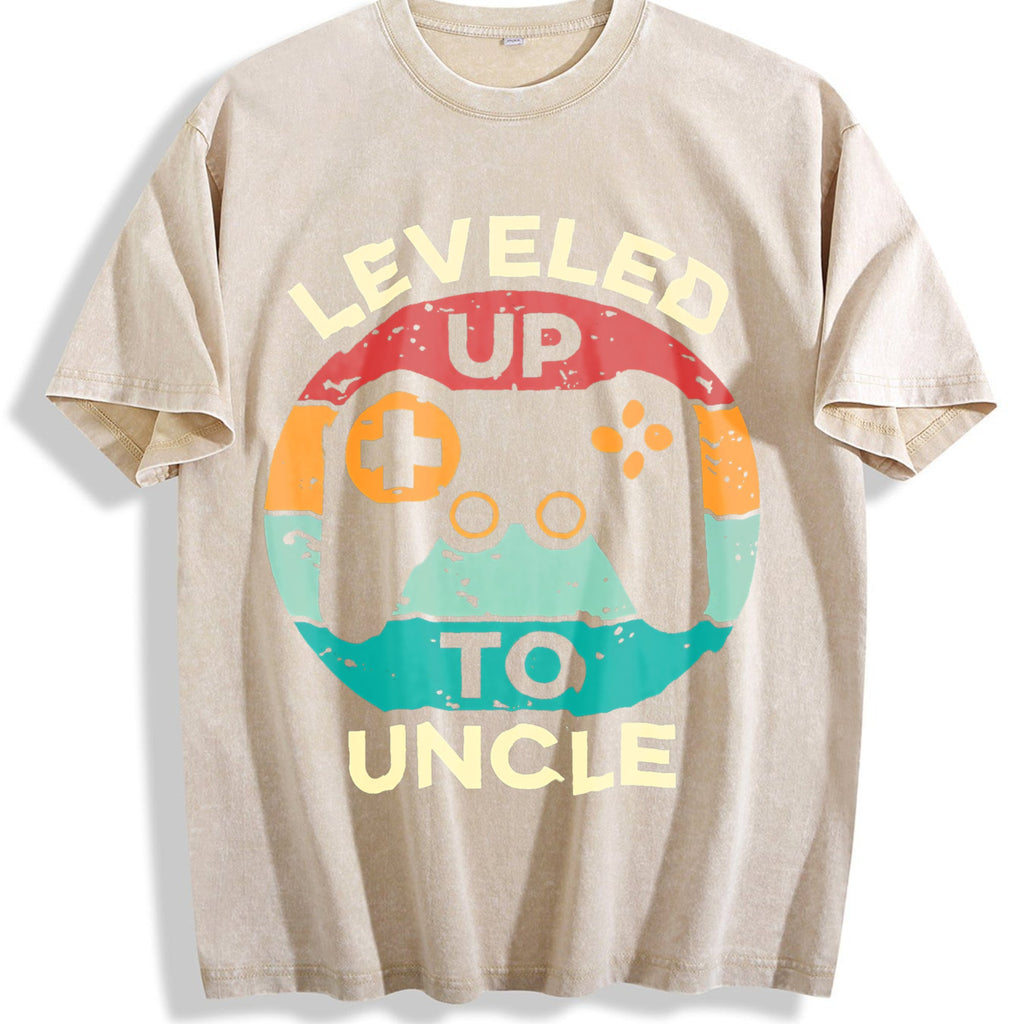 Leveled Up To Uncle Vintage Washed T-Shirt product image 1