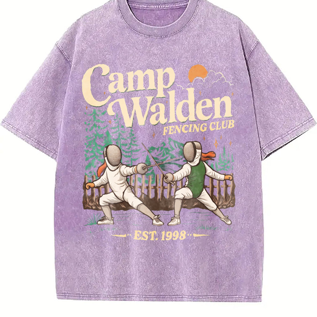 Camp Walden Fencing Club Vintage Washed T-Shirt product image 6