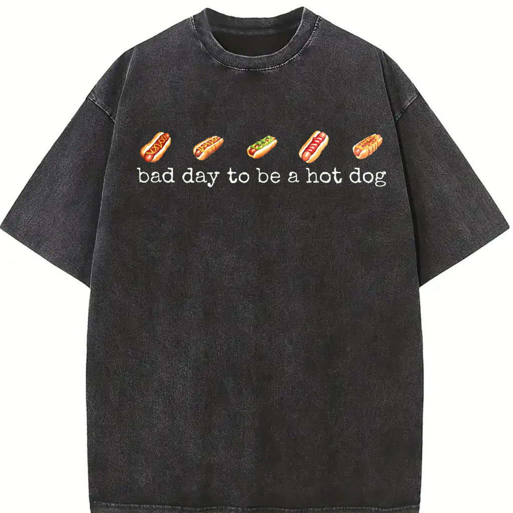 Funny Hot Dog - 'bad Day To Be A Hotdog' For 4th Vintage product image 2