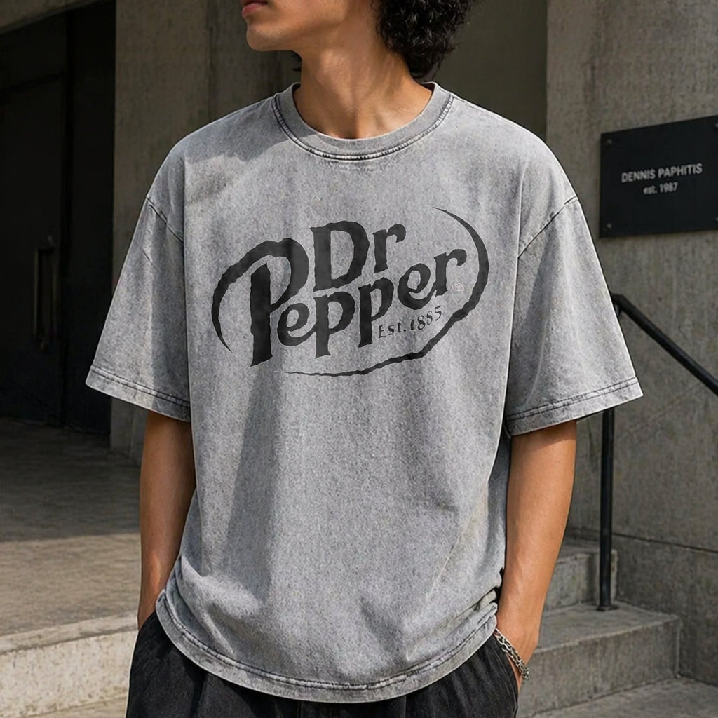 Dr Pepper Est 1885 - A Timeless Vintage Washed T-Shirt product image 12