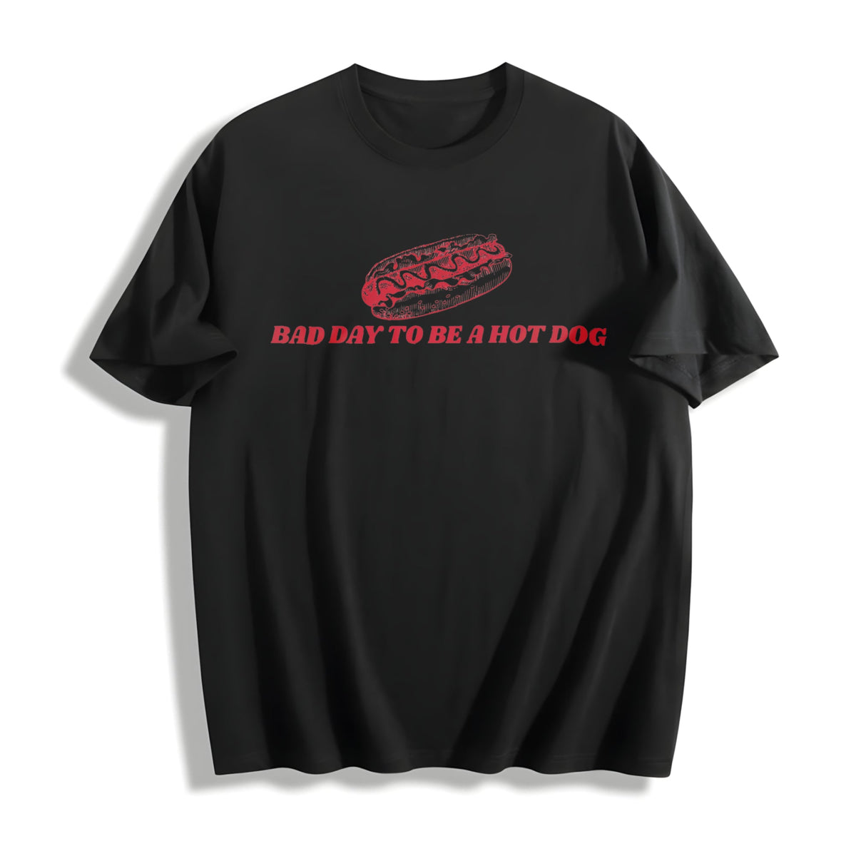 Bad Day To Be A Hot Dog 4th Of July Funny Hotdog Cotton product image 1