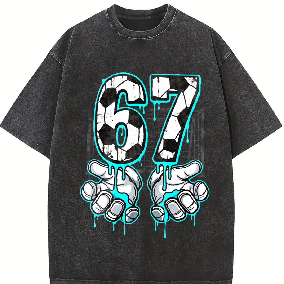 Global Soccer Fan Vintage Washed T-Shirt product image 2