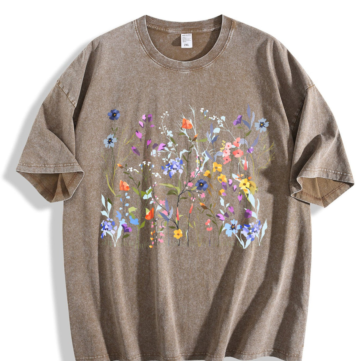 Pressed Flowers Vintage Washed T-Shirt product image 3